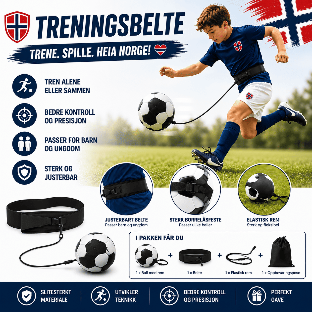 Lilleknips™ VM-Kit – For den lille fotballelskeren