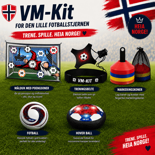 Lilleknips™ VM-Kit – For den lille fotballelskeren