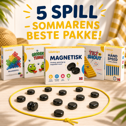 Lilleknips Sommerspill – 5 Spill for Hele Familien