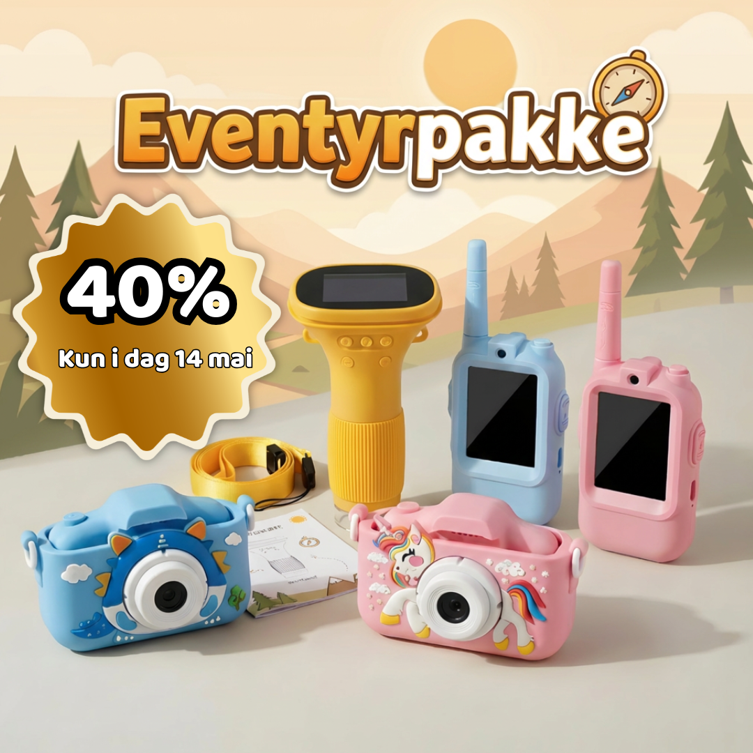 Lilleknips Eventyrpakke – aktiv lek og kreativ utforsking