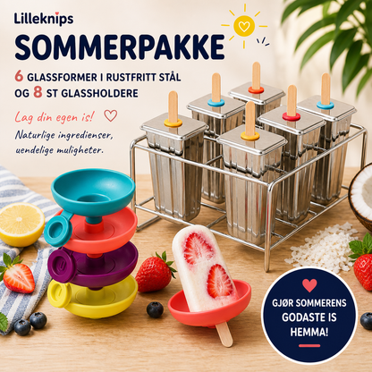 Lilleknips™ Isholder 8-Pack – Smart droppfanger